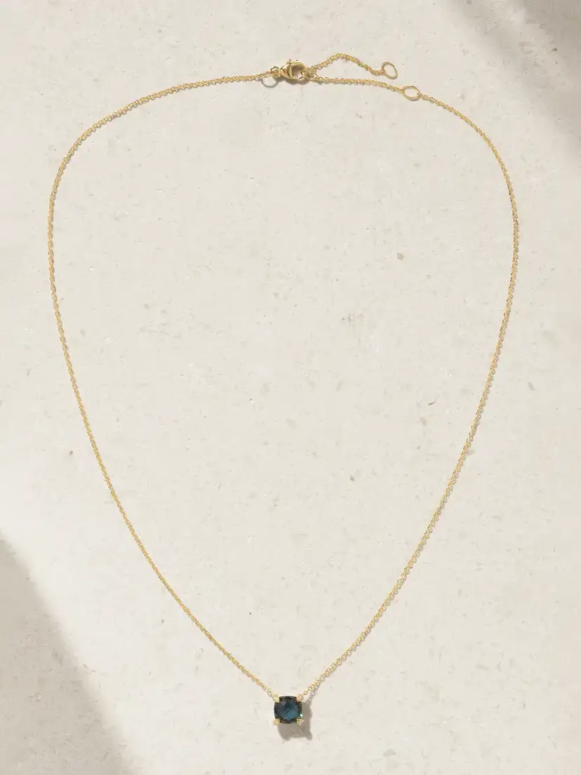 David Yurman Petite Châtelaine 18-karat Gold, Topaz And Diamond Necklace | Thumbnail 4 David Yurman Petite Châtelaine 18-karat Gold, Topaz And Diamond Necklace | Thumbnail 4