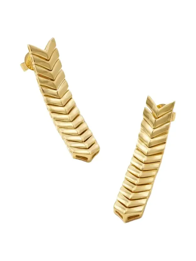 Zipper 18-karat Gold Earrings Zipper 18-karat Gold Earrings