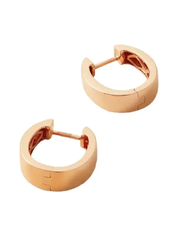 Small Meryl 18-karat Rose Gold Hoop Earrings