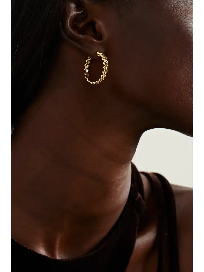 Anita Ko 18-karat Gold Hoop Earrings | Thumbnail 2