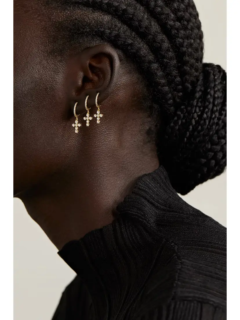 Anita Ko 18-karat Gold Diamond Single Earring | Thumbnail 2