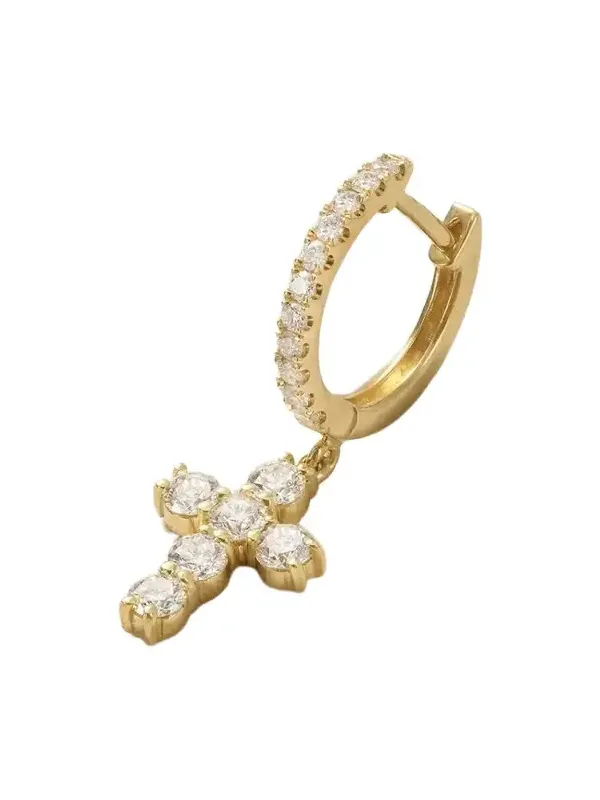 18-karat Gold Diamond Single Earring 18-karat Gold Diamond Single Earring