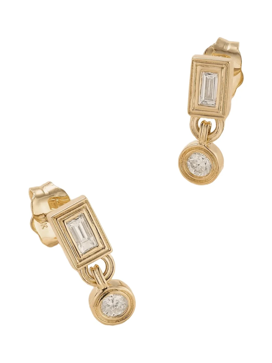 14-karat Gold Diamond Earrings