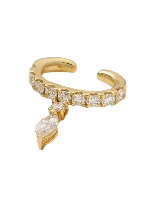 Daphne 18-karat Gold Diamond Ear Cuff