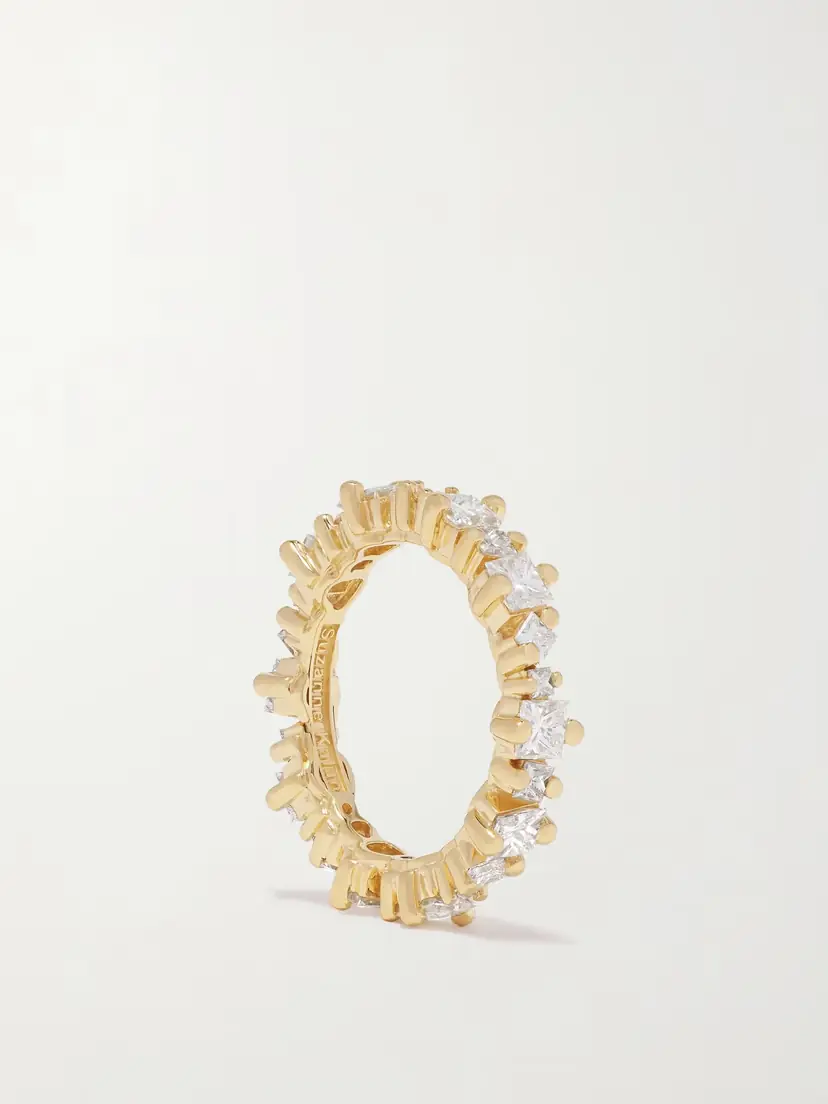Suzanne Kalan Eternity 18-karat Gold Diamond Ring | Thumbnail 5