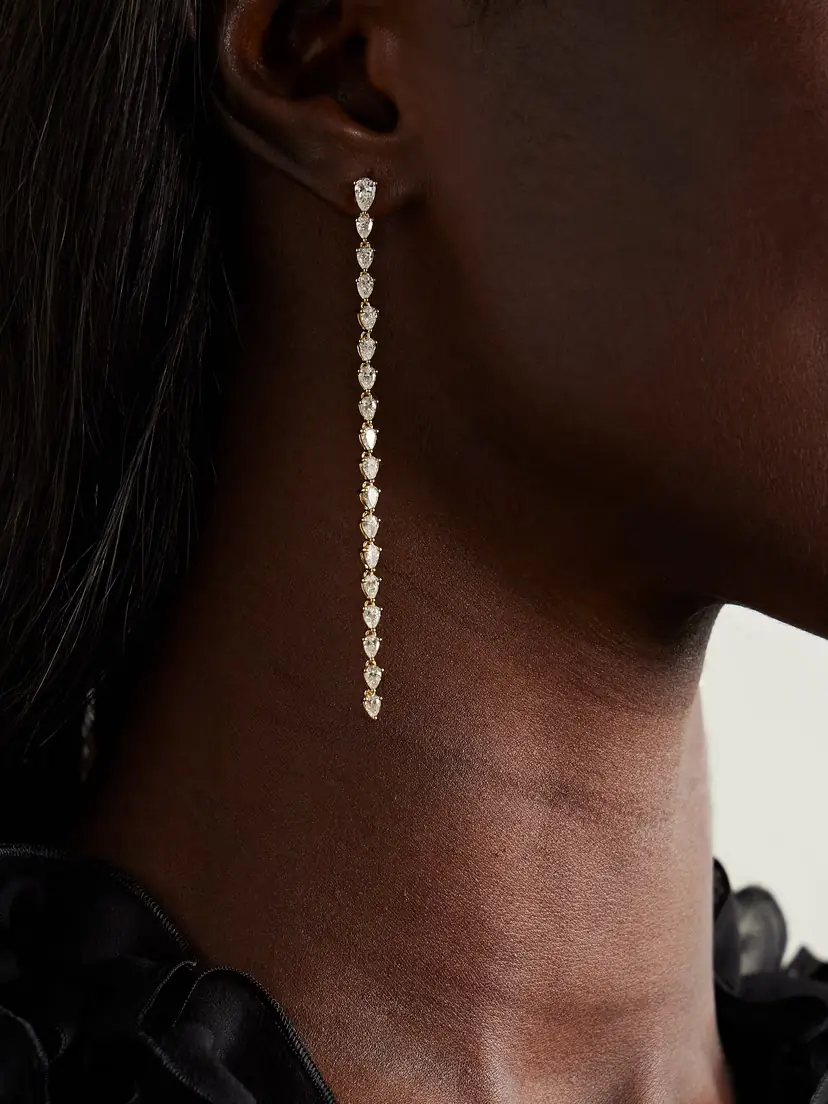 Anita Ko Olive 18-karat Gold Diamond Earrings | Thumbnail 2