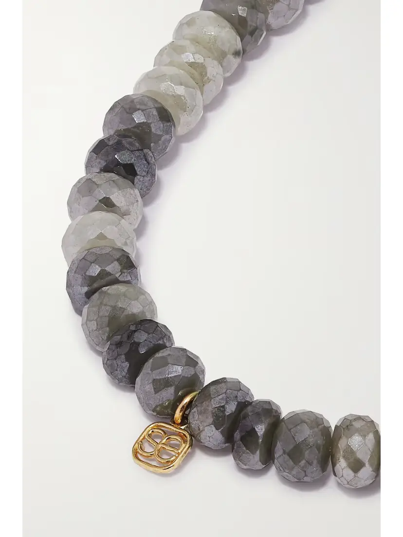 Sydney Evan Small Starburst 14-karat Gold, Silverite And Diamond Bracelet | Thumbnail 3 Sydney Evan Small Starburst 14-karat Gold, Silverite And Diamond Bracelet | Thumbnail 3