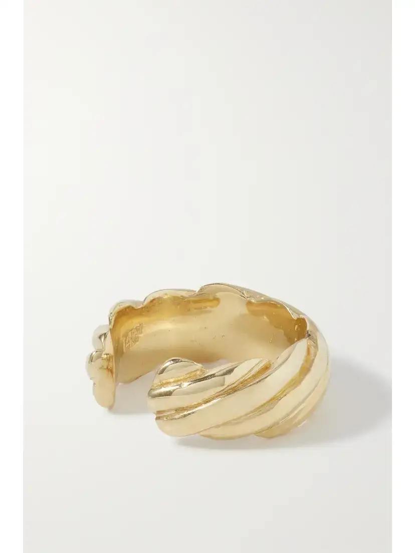 Loren Stewart + Net Sustain Lanyard 14-karat Recycled Gold Ear Cuff | Thumbnail 3