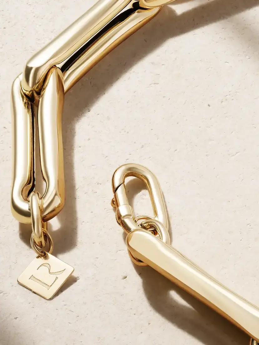 Lauren Rubinski Extra Large 14-karat Gold Necklace | Thumbnail 3