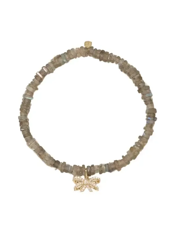 14-karat Gold, Labradorite And Diamond Bracelet 14-karat Gold, Labradorite And Diamond Bracelet