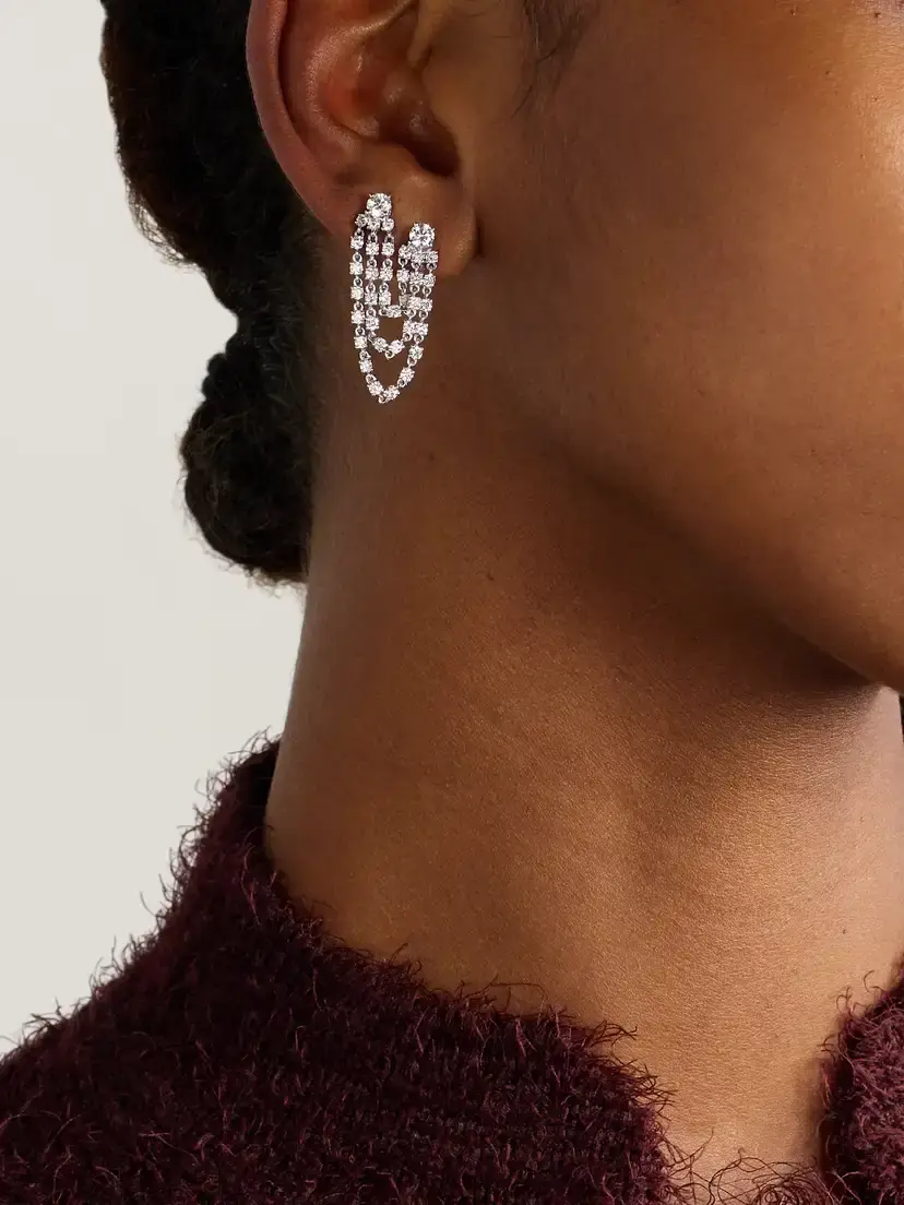 Anita Ko Bianca 18-karat White Gold Diamond Single Earring | Thumbnail 2 Anita Ko Bianca 18-karat White Gold Diamond Single Earring | Thumbnail 2