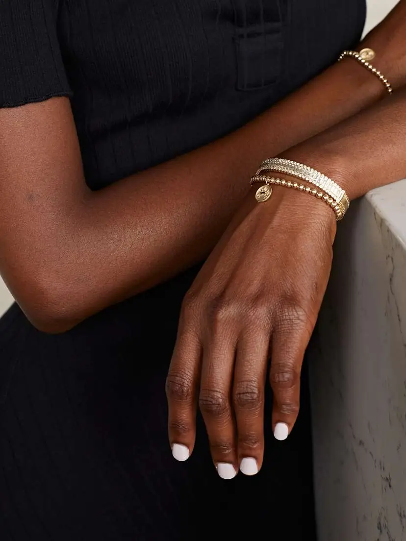 Sydney Evan Cancer 14-karat Gold Diamond Bracelet | Thumbnail 5