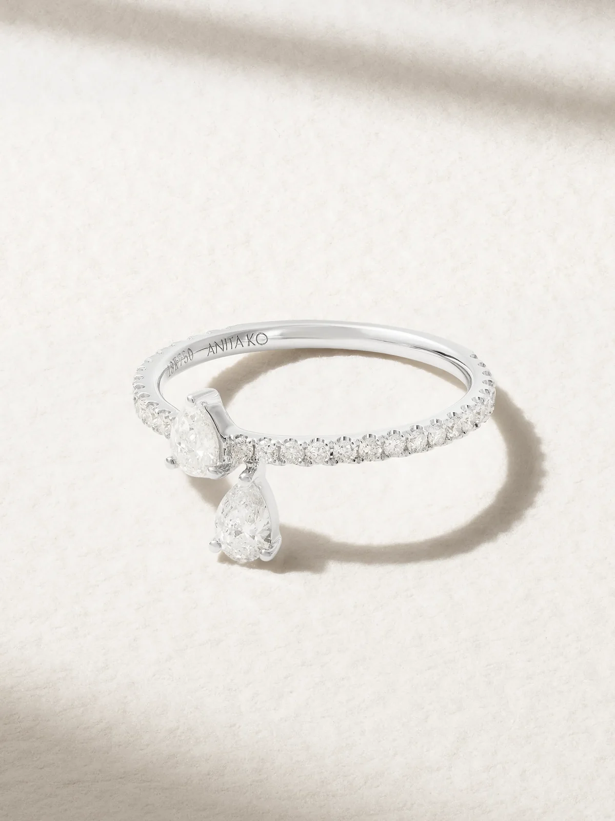 Princess 18-karat White Gold Diamond Ring Princess 18-karat White Gold Diamond Ring