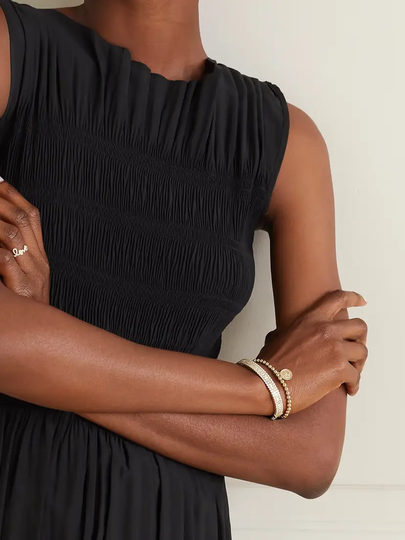 Sydney Evan Pisces 14-karat Gold Diamond Bracelet | Thumbnail 2