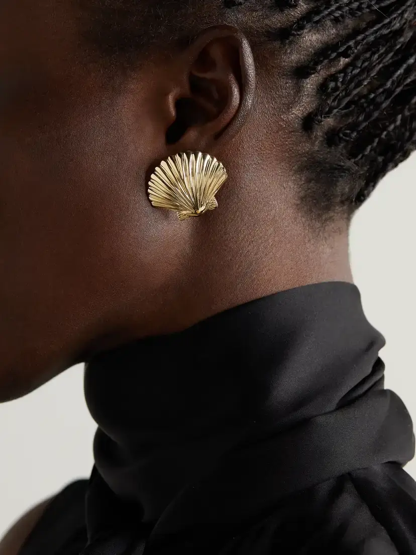 Mateo Large Venus 14-karat Gold Earrings | Thumbnail 2 Mateo Large Venus 14-karat Gold Earrings | Thumbnail 2