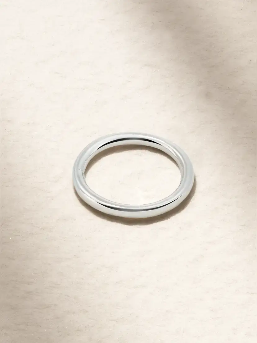 MARIA TASH 8mm 14-karat Gold Hoop Earring | Image 1 MARIA TASH 8mm 14-karat Gold Hoop Earring | Image 1