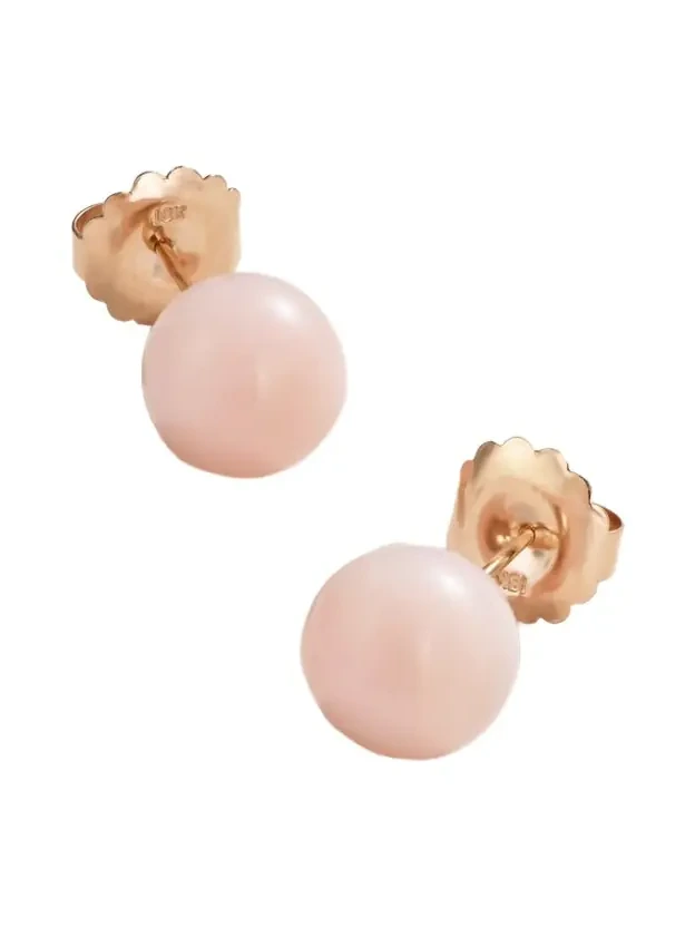 Large Gumball 18-karat Rose Gold Opal Earrings Large Gumball 18-karat Rose Gold Opal Earrings
