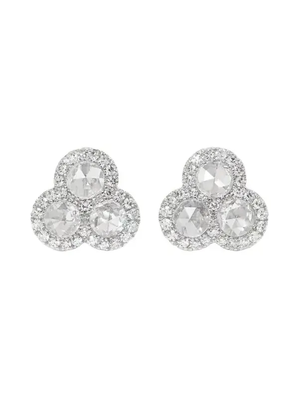18-karat White Gold Diamond Earrings
