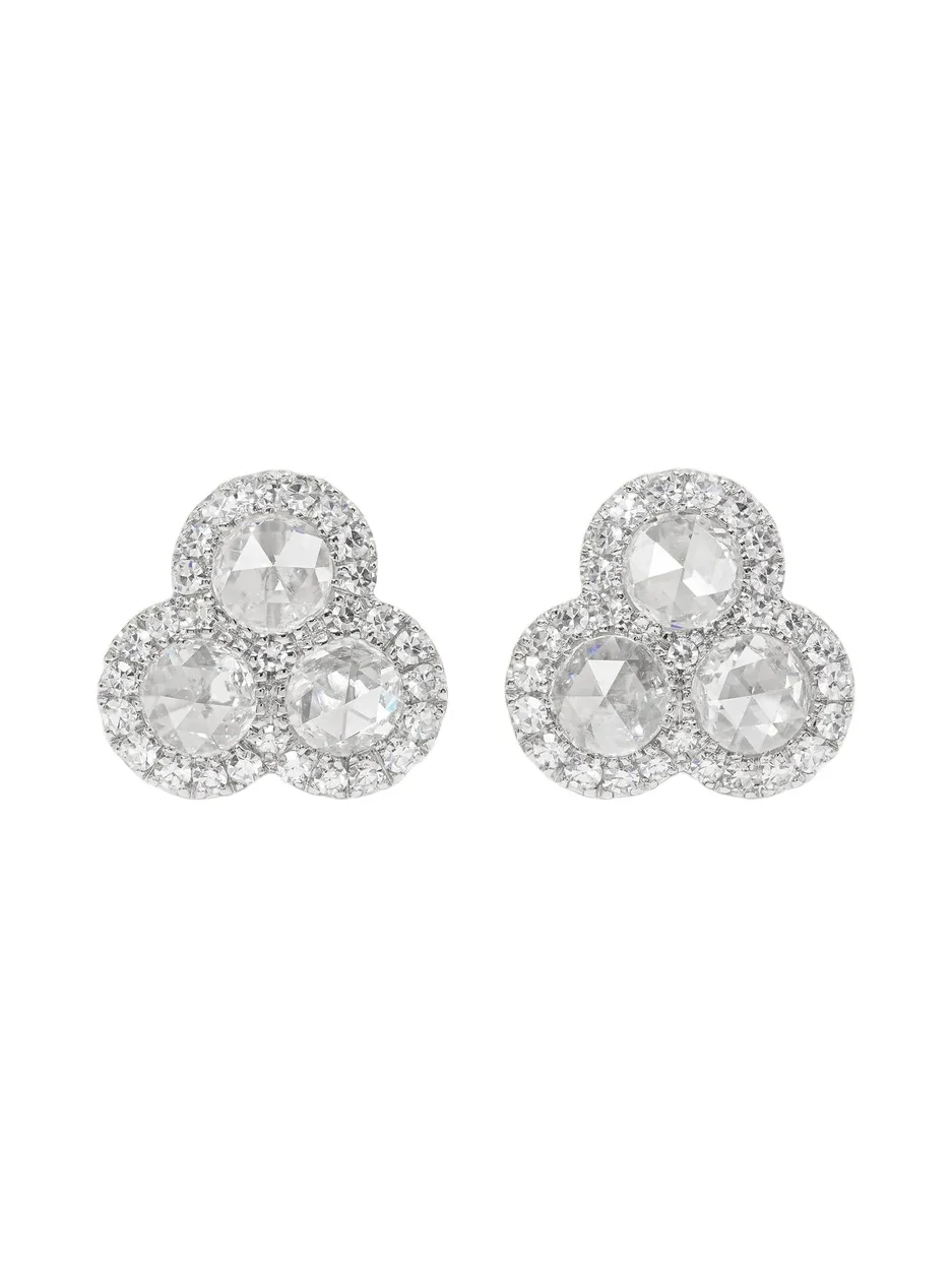 18-karat White Gold Diamond Earrings 18-karat White Gold Diamond Earrings