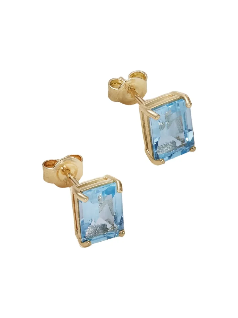 14-karat Gold Topaz Earrings