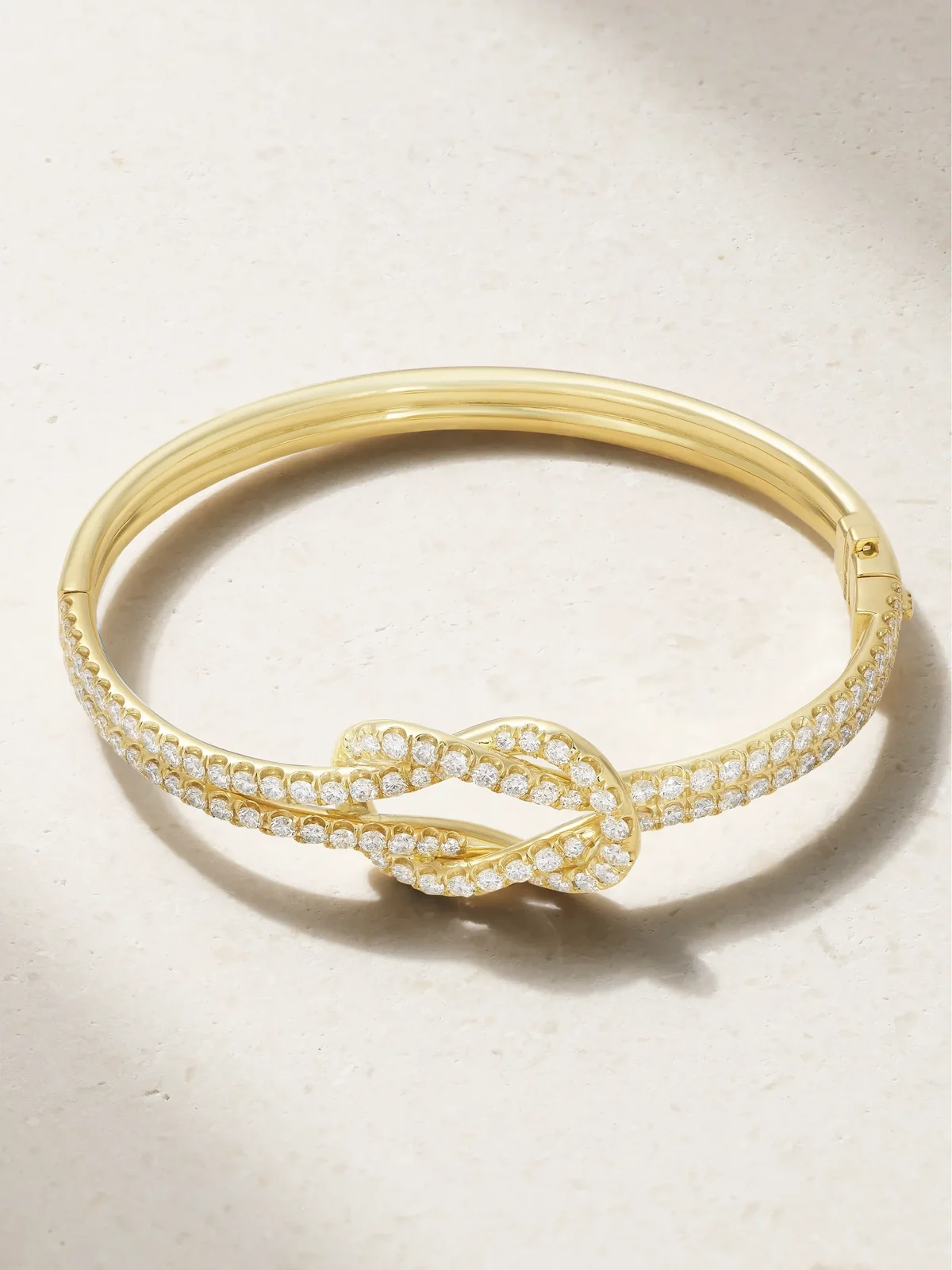 Knot 18-karat Gold Diamond Bracelet Knot 18-karat Gold Diamond Bracelet