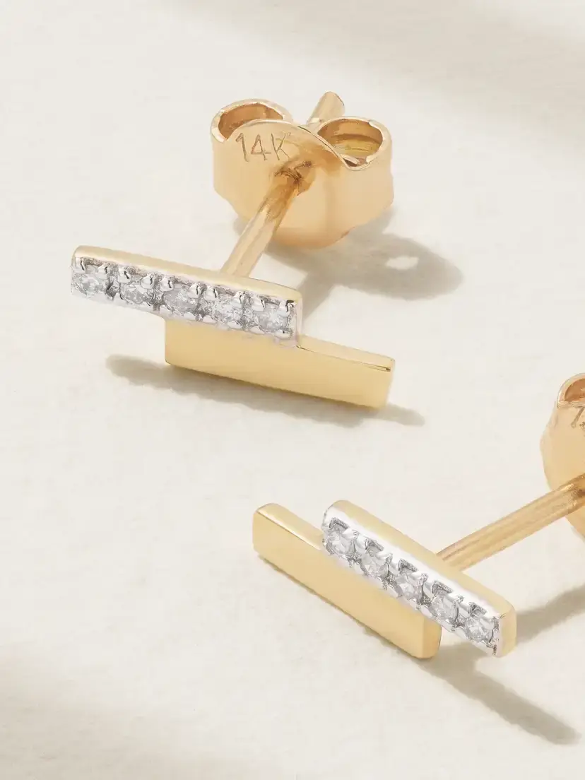 Mateo 14-karat Gold Diamond Earrings | Thumbnail 3 Mateo 14-karat Gold Diamond Earrings | Thumbnail 3