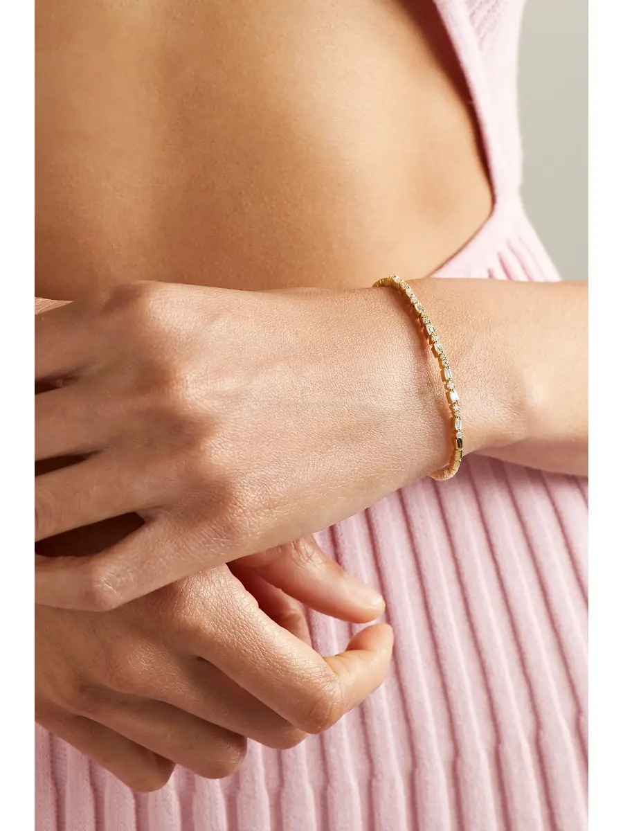 Suzanne Kalan 18-karat Diamond Cuff | Thumbnail 2