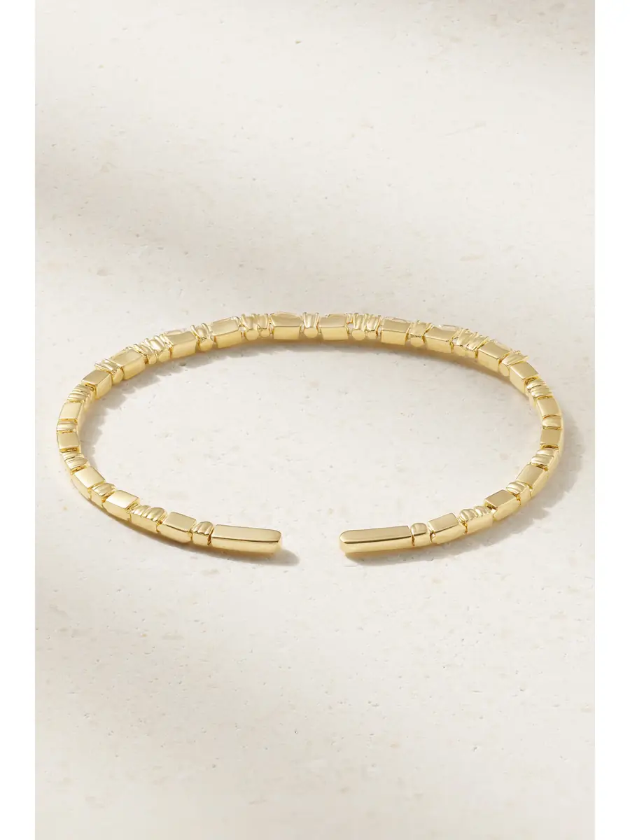 Suzanne Kalan 18-karat Diamond Cuff | Thumbnail 3