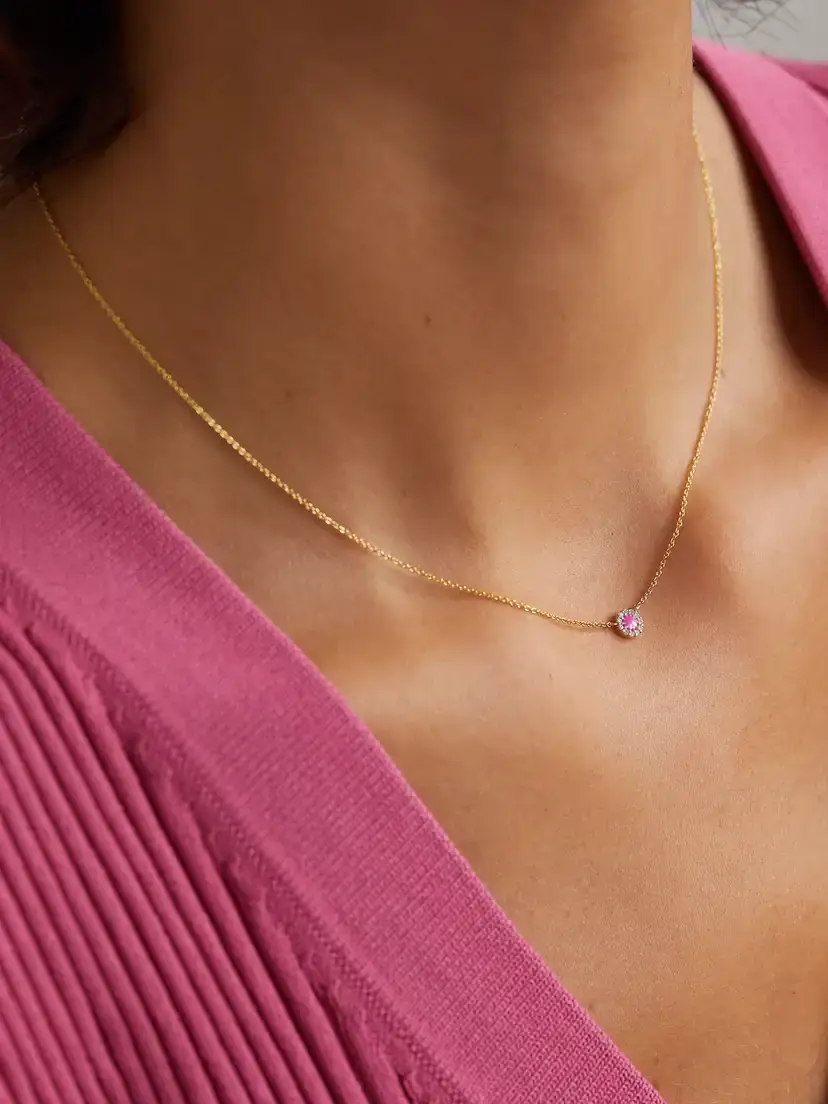 Diane Kordas Evil Eye 18-karat Gold Diamond Necklace | Thumbnail 2 Diane Kordas Evil Eye 18-karat Gold Diamond Necklace | Thumbnail 2