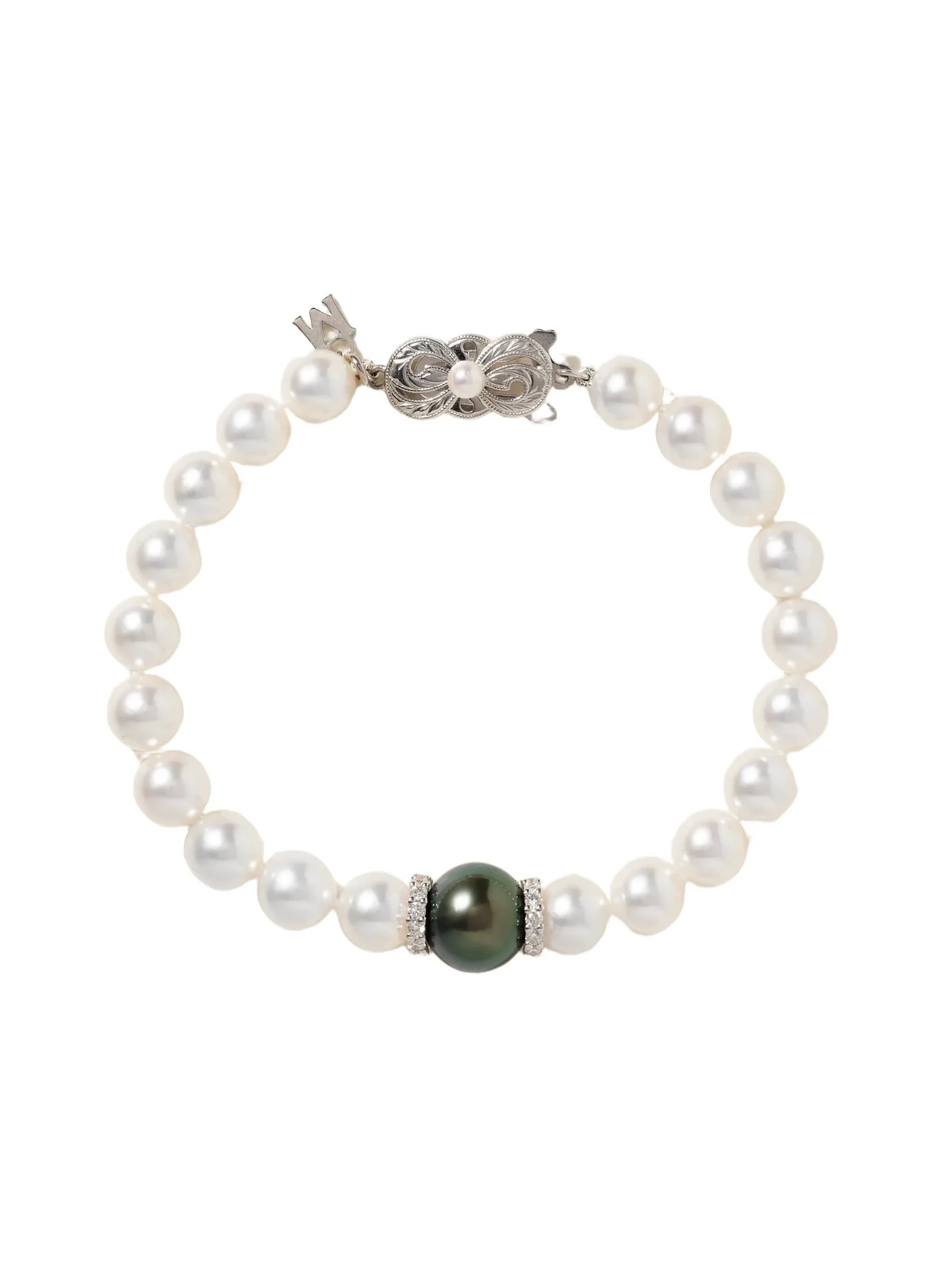 18-karat White Gold, Pearl And Diamond Bracelet