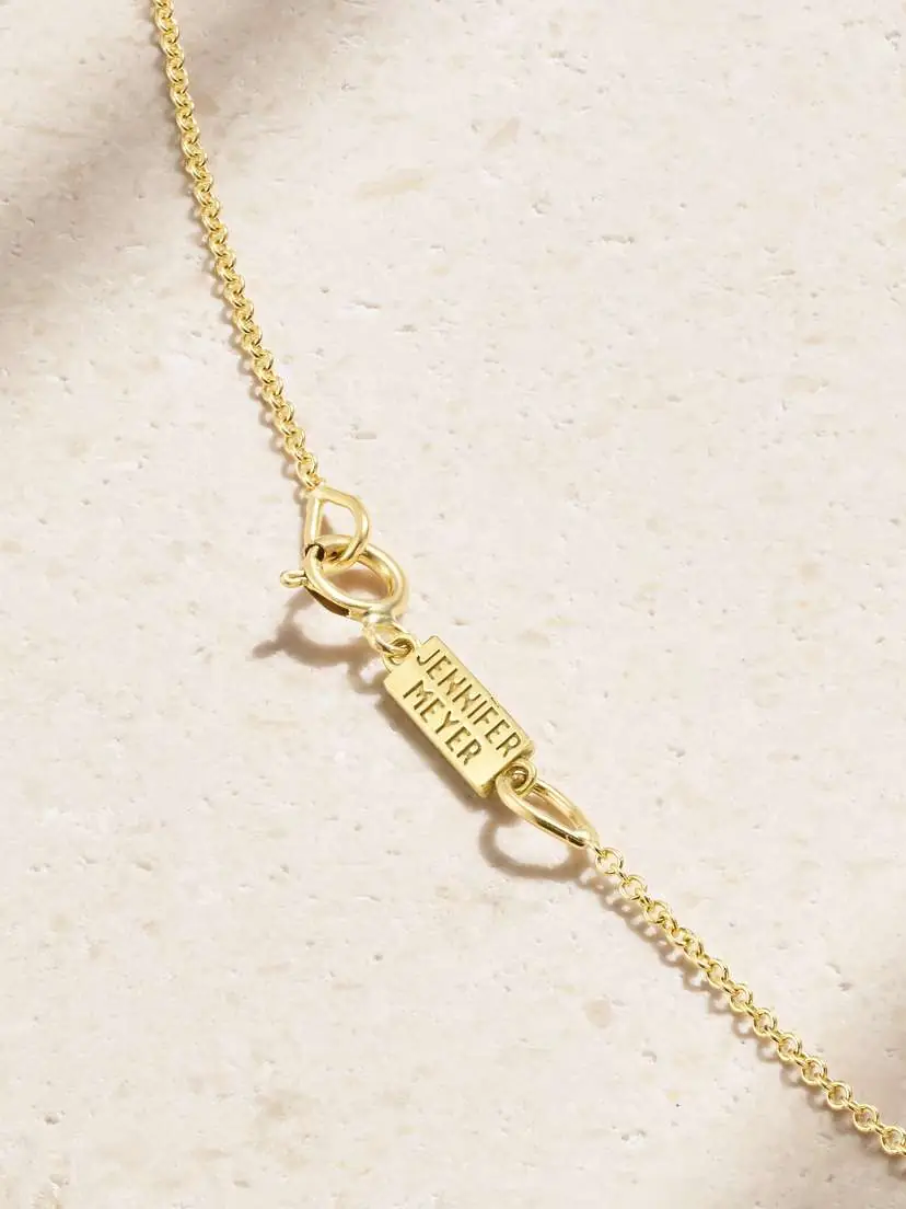Jennifer Meyer Mini Horseshoe 18-karat Gold Diamond Necklace | Thumbnail 3 Jennifer Meyer Mini Horseshoe 18-karat Gold Diamond Necklace | Thumbnail 3