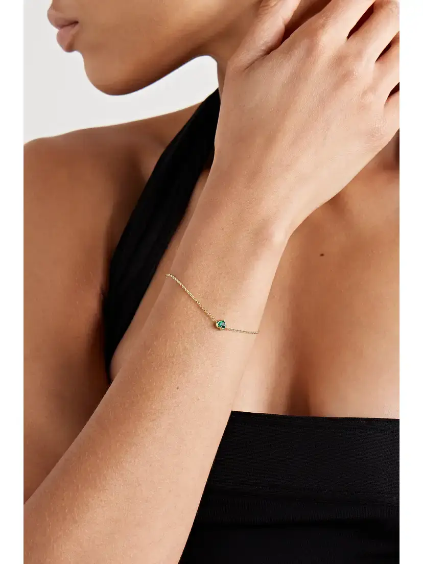 Anita Ko 18-karat Gold Emerald Bracelet | Thumbnail 2
