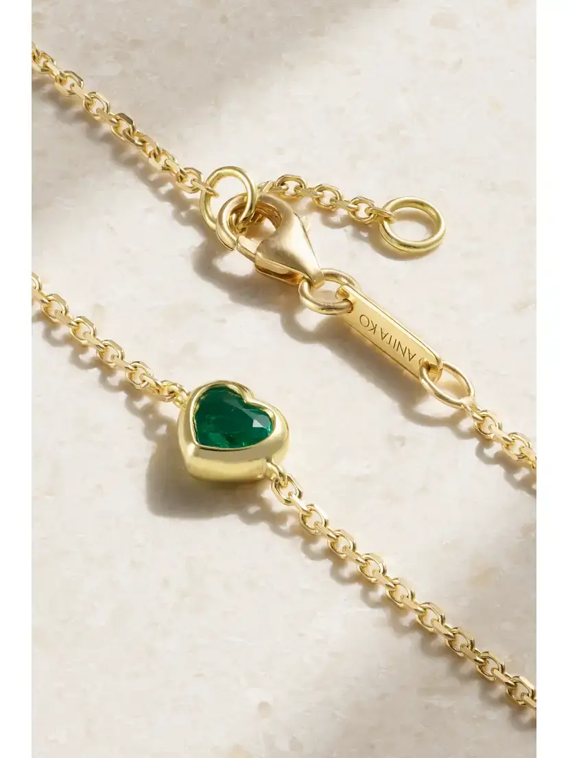 Anita Ko 18-karat Gold Emerald Bracelet | Thumbnail 3