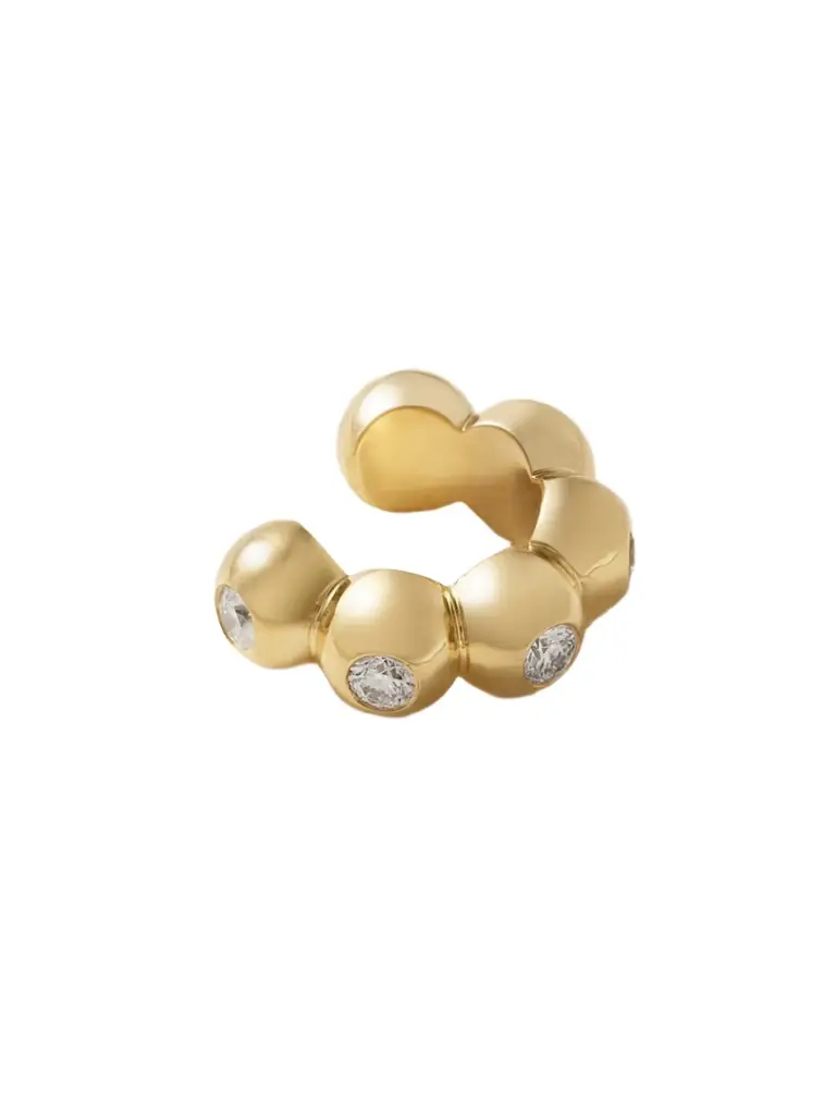Melissa Kaye Audrey 18-karat Gold Diamond Ear Cuff | Image 1 Melissa Kaye Audrey 18-karat Gold Diamond Ear Cuff | Image 1