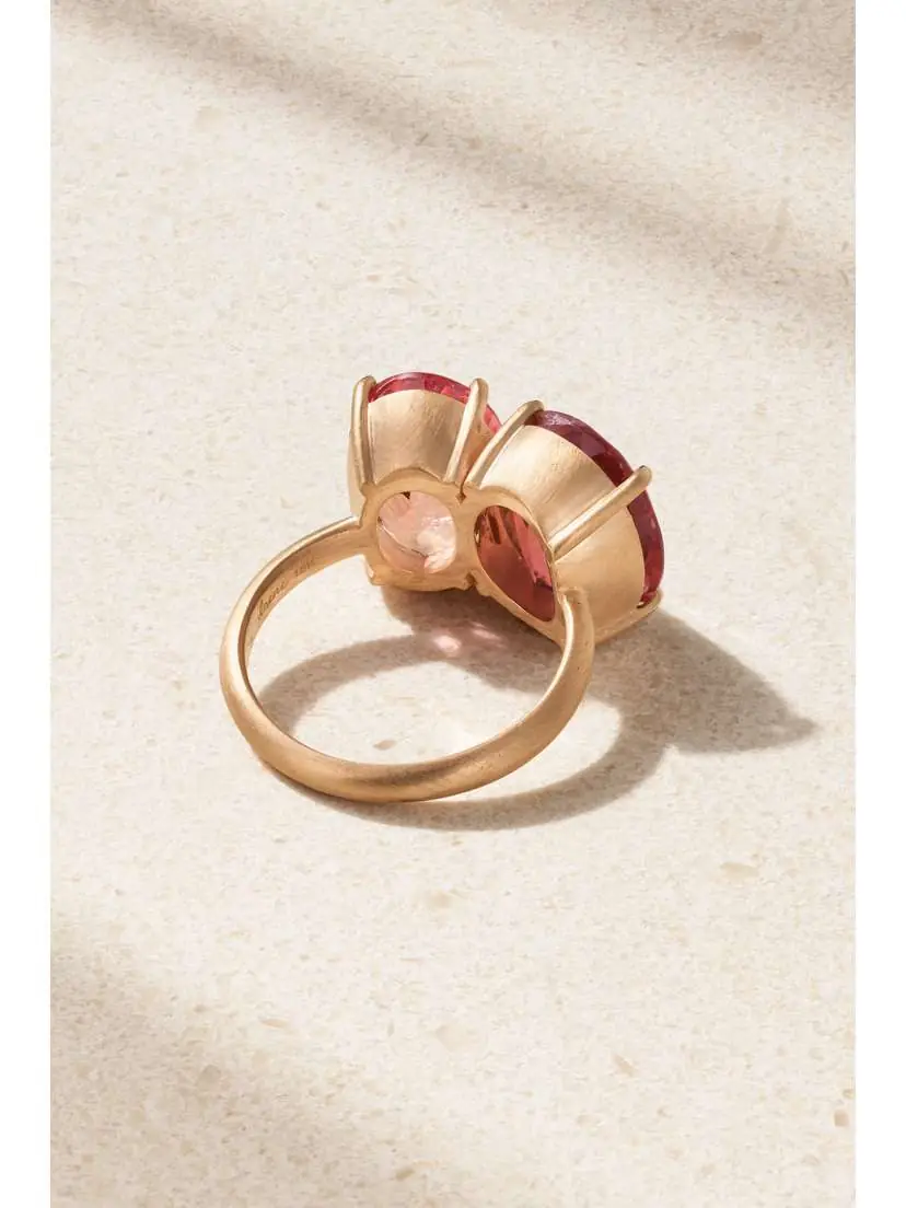 Irene Neuwirth Gemmy Gem 18-karat Rose Gold Tourmaline Ring | Thumbnail 3