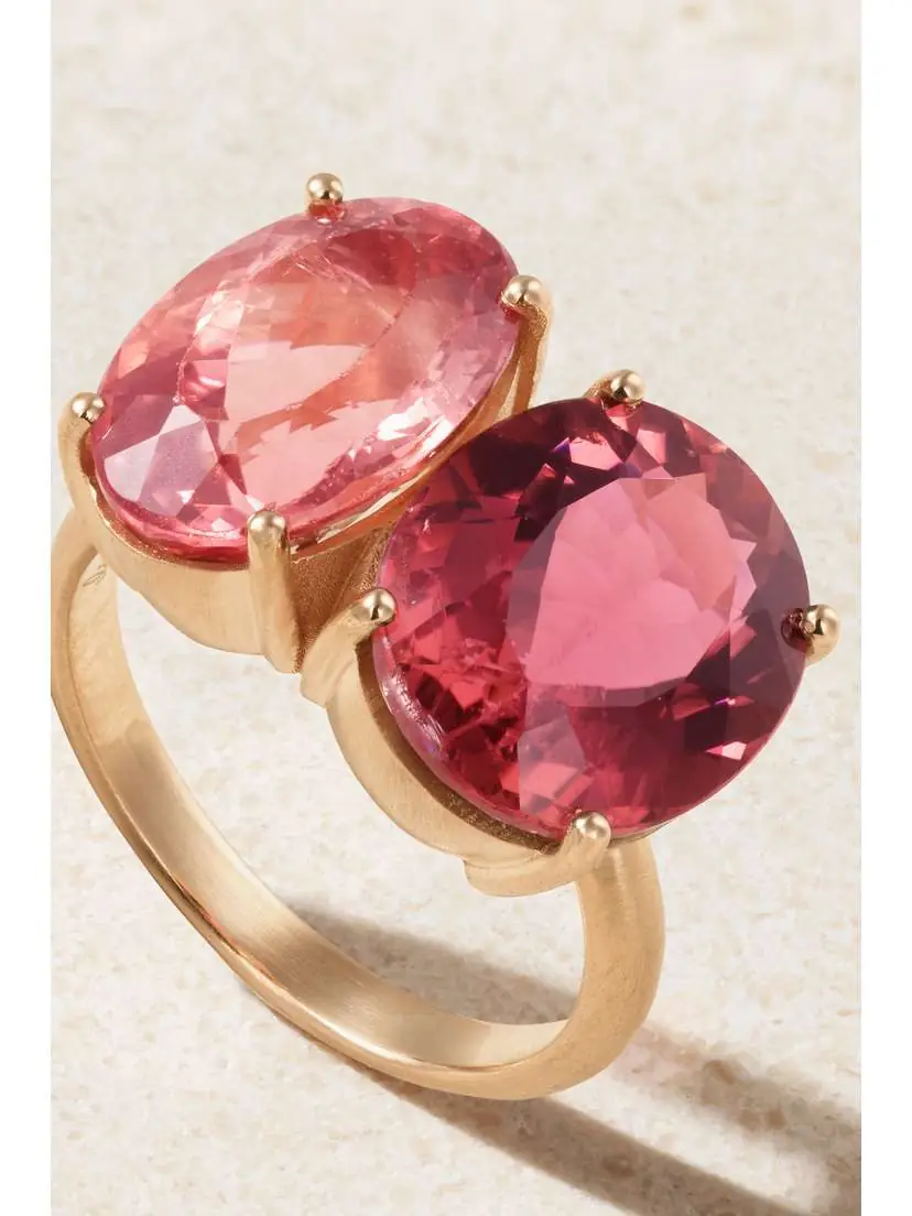 Irene Neuwirth Gemmy Gem 18-karat Rose Gold Tourmaline Ring | Thumbnail 4