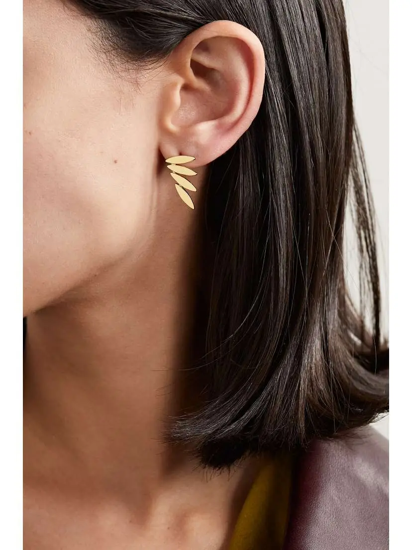Melissa Kaye Maya Small 18-karat Gold Earrings | Thumbnail 2 Melissa Kaye Maya Small 18-karat Gold Earrings | Thumbnail 2