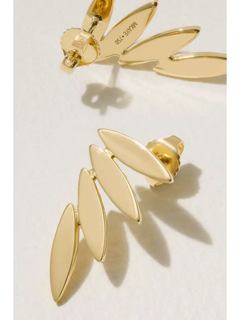 Melissa Kaye Maya Small 18-karat Gold Earrings | Thumbnail 3 Melissa Kaye Maya Small 18-karat Gold Earrings | Thumbnail 3