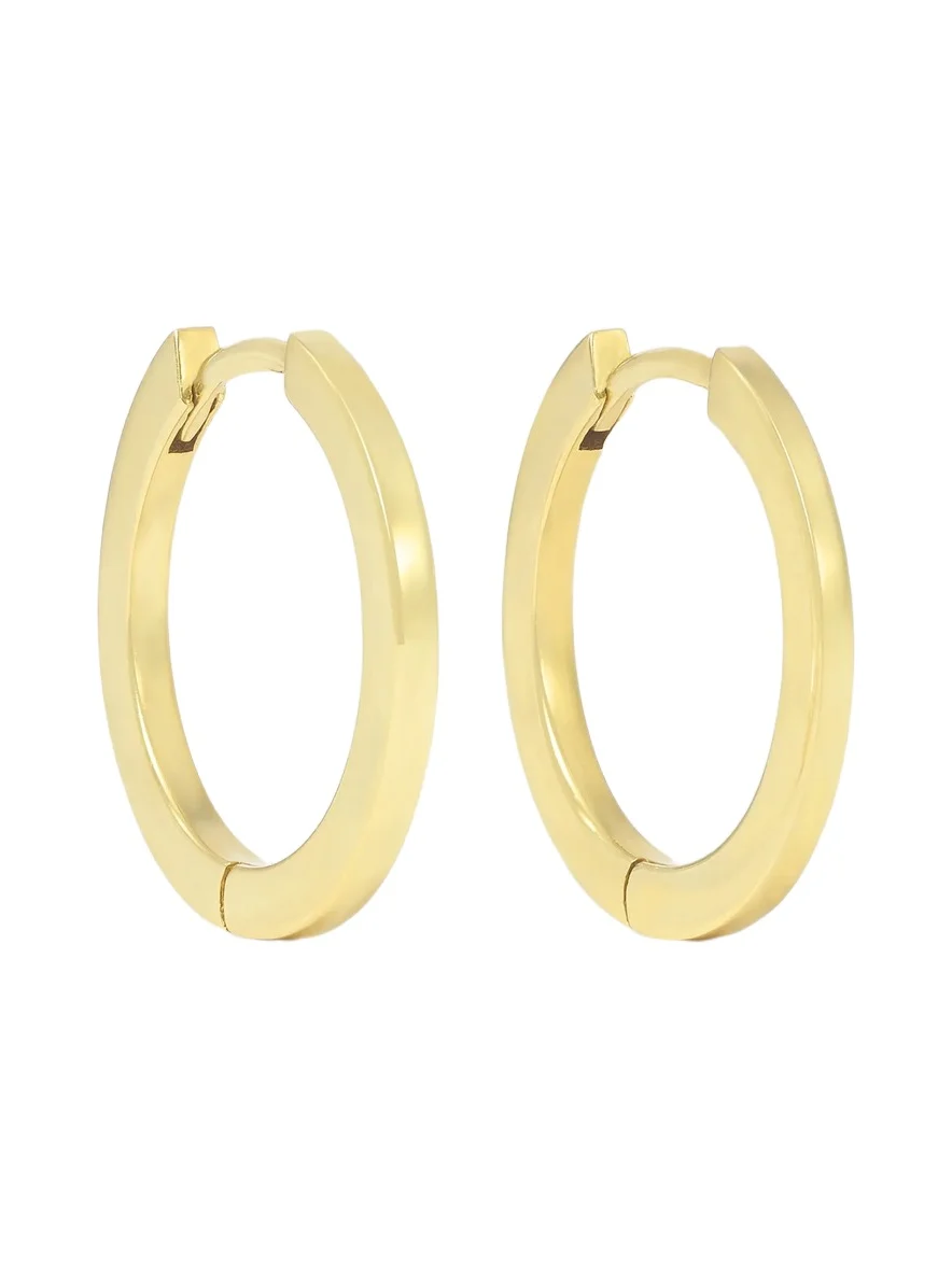 Large 18-karat Gold Hoop Earrings