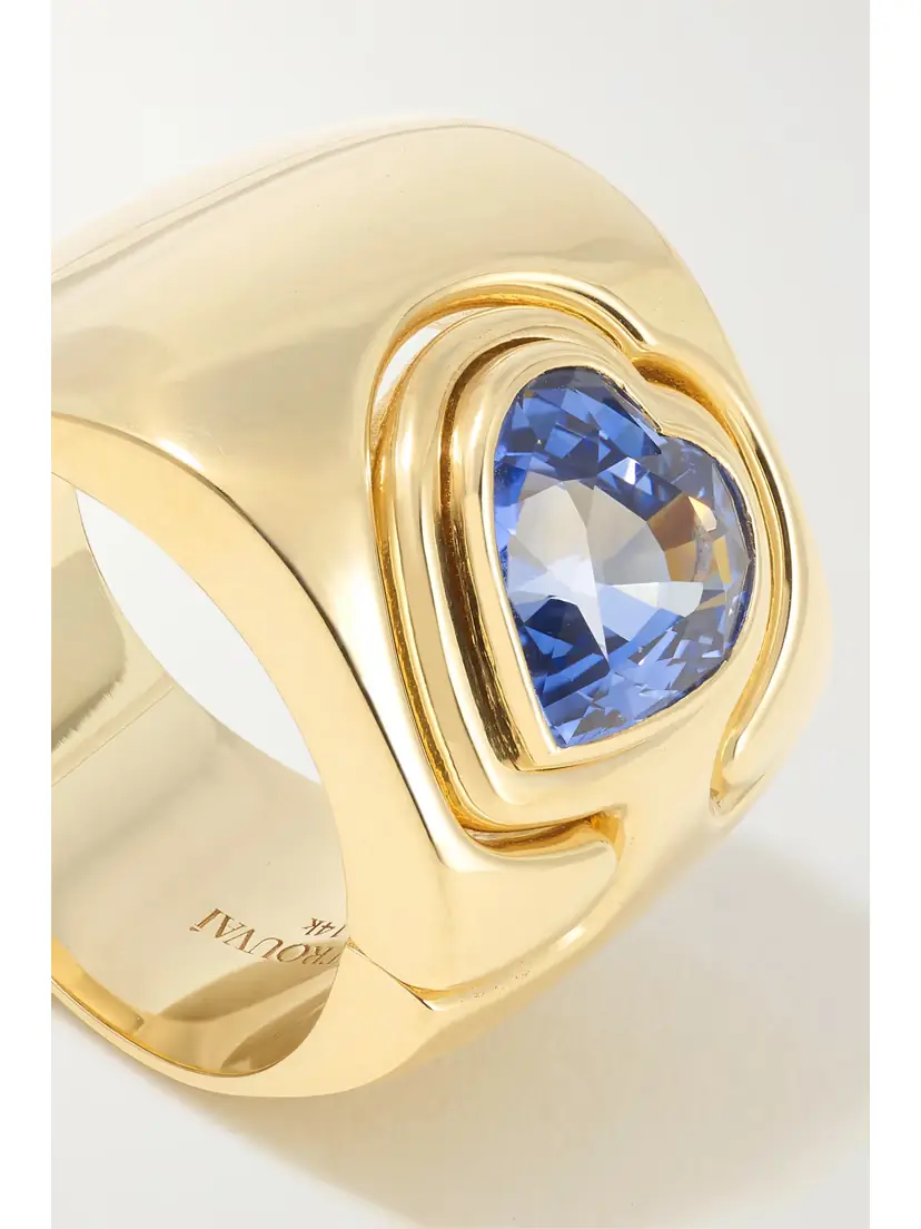 Retrouvaí 14-karat Gold Sapphire Ring | Thumbnail 4 Retrouvaí 14-karat Gold Sapphire Ring | Thumbnail 4