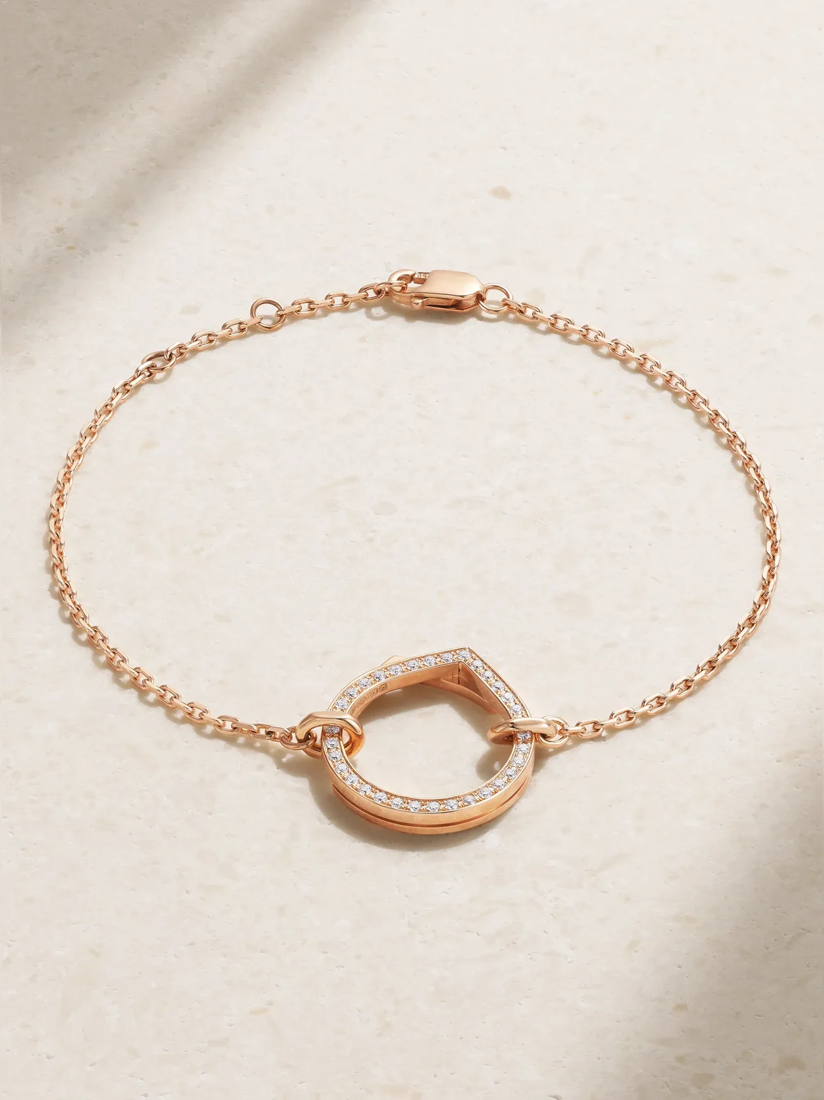 Antifer 18-karat Rose Gold Diamond Bracelet