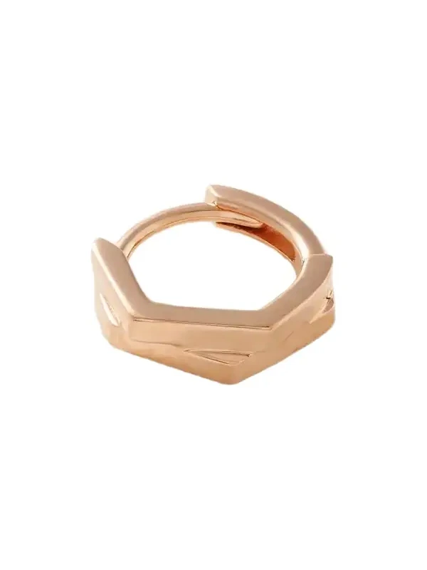 18-karat Rose Gold Single Hoop Earring