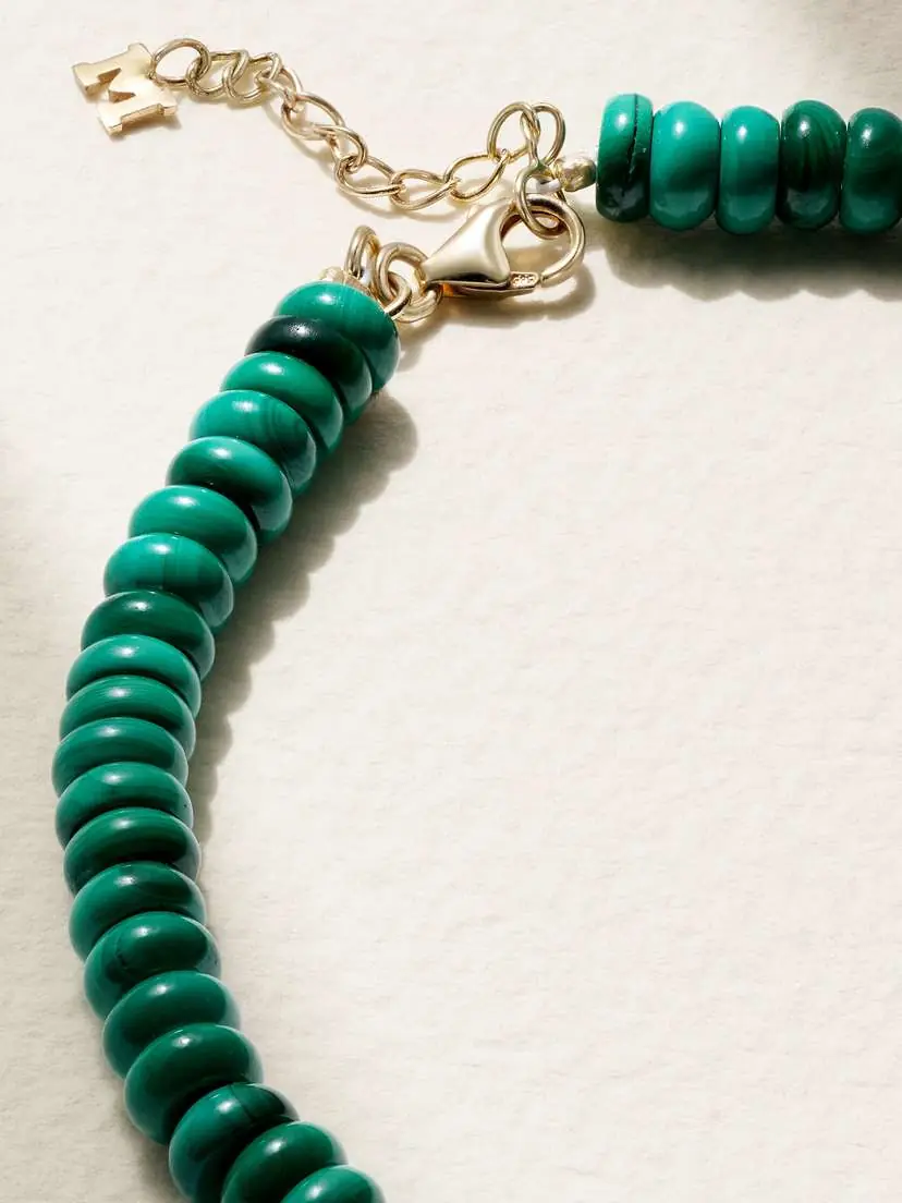 Mateo 14-karat Gold, Malachite And Diamond Bracelet - Green | Thumbnail 3 Mateo 14-karat Gold, Malachite And Diamond Bracelet - Green | Thumbnail 3