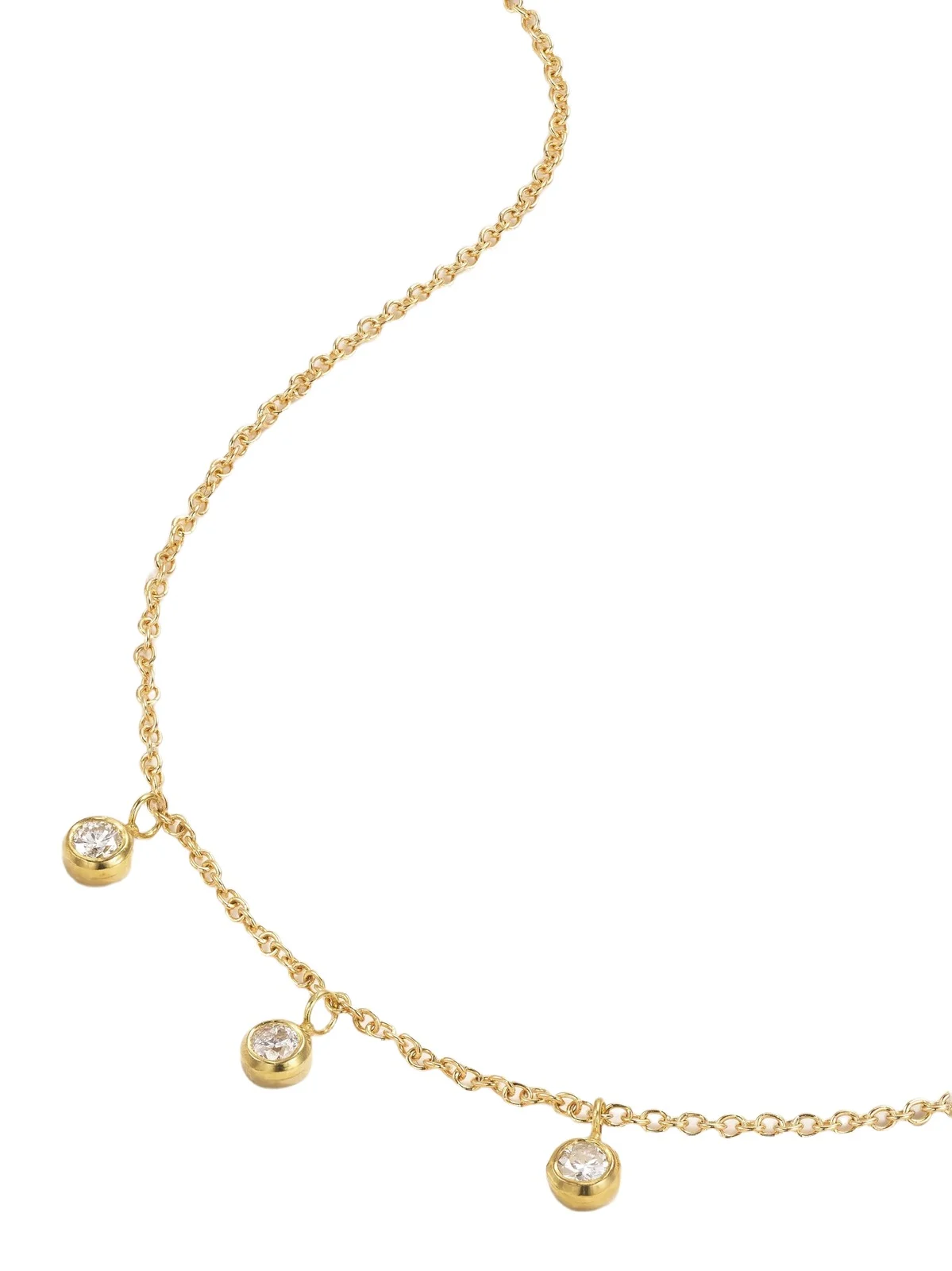 18-karat Gold Diamond Necklace 18-karat Gold Diamond Necklace