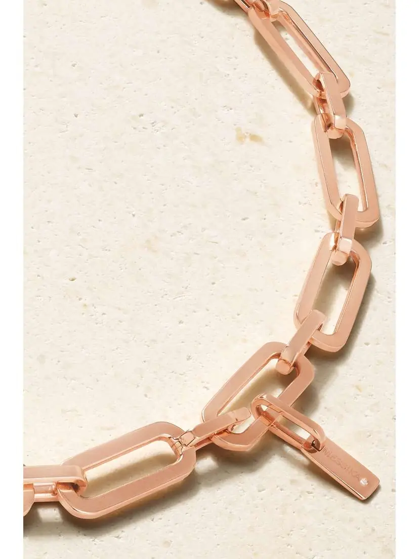 Messika My Move King 18-karat Rose Gold Diamond Necklace | Thumbnail 3 Messika My Move King 18-karat Rose Gold Diamond Necklace | Thumbnail 3
