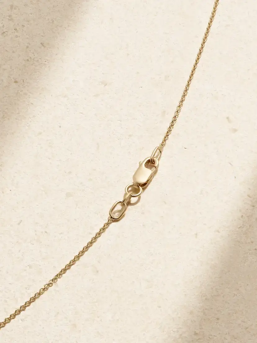 Ileana Makri Crown 18-karat Gold Amethyst Necklace | Thumbnail 3