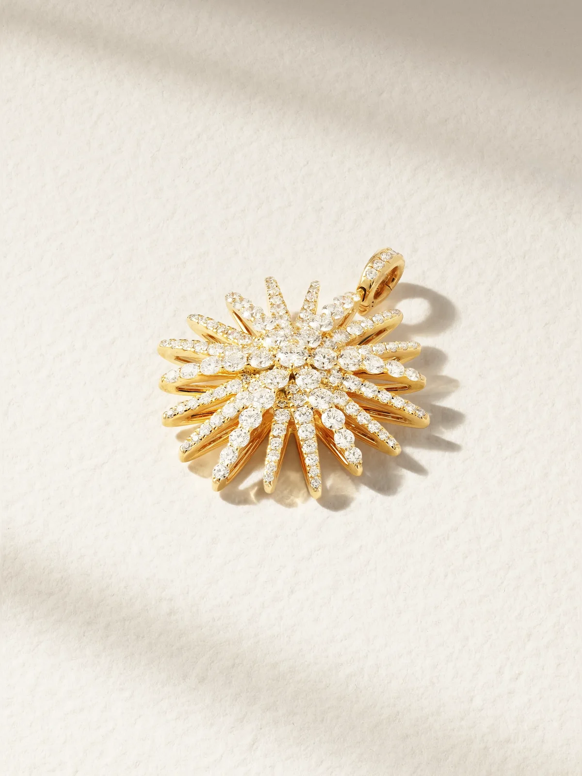 Starburst Xl 18-karat Gold Diamond Pendant Starburst Xl 18-karat Gold Diamond Pendant