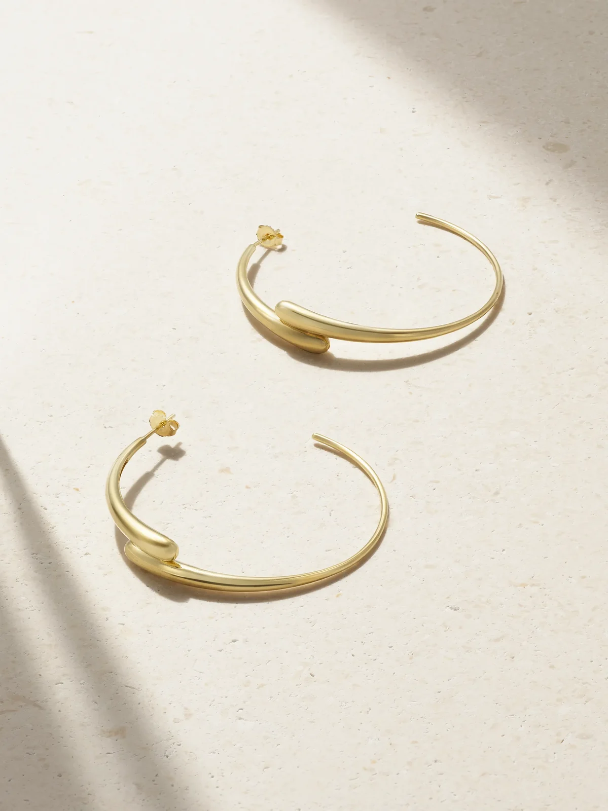 Double Dome Medium 18-karat Gold Hoop Earrings Double Dome Medium 18-karat Gold Hoop Earrings