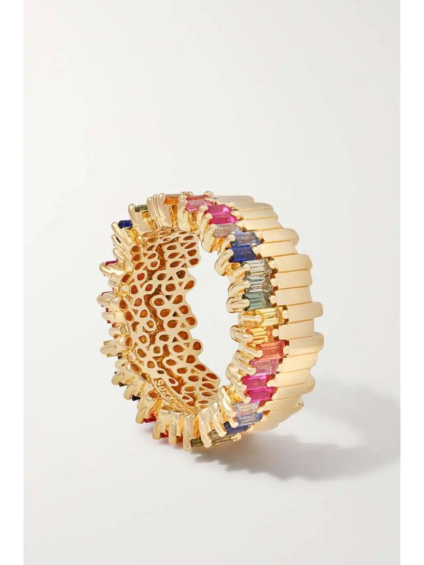 Suzanne Kalan 18-karat Gold Sapphire Ring | Thumbnail 5