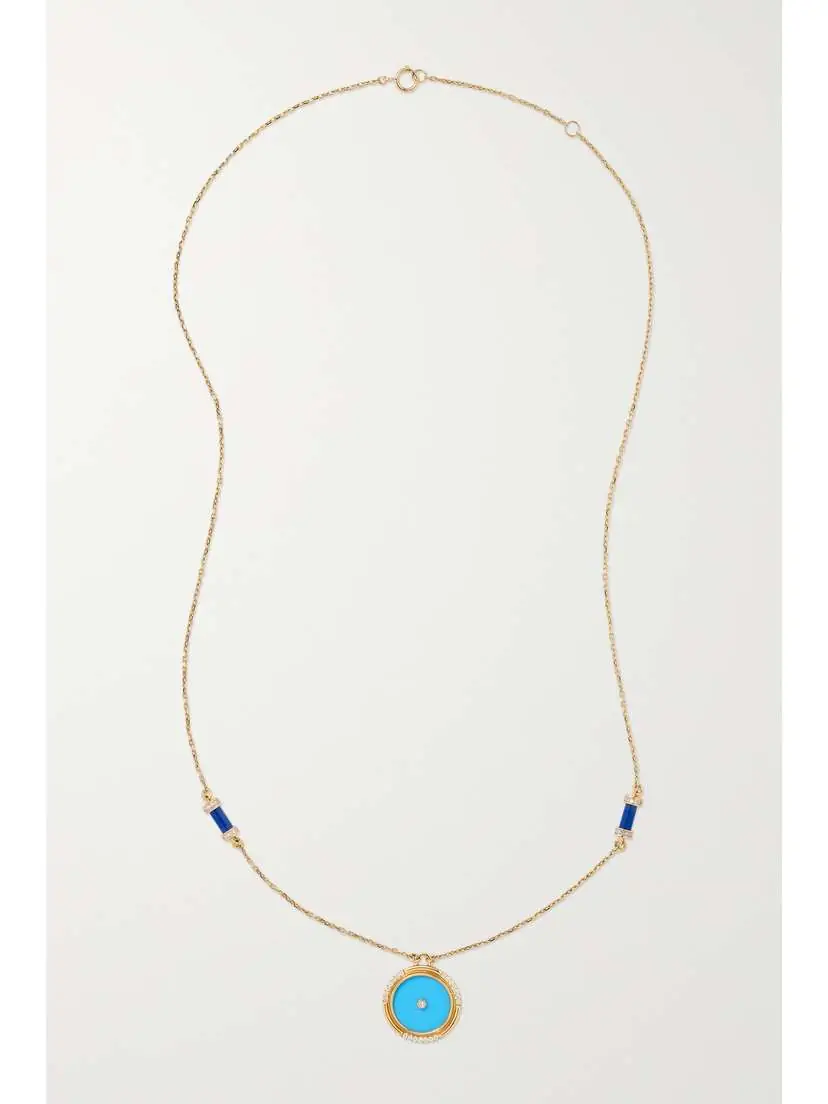 L’Atelier Nawbar Amulets Of Light 18-karat Gold Multi-stone Necklace | Thumbnail 4 L’Atelier Nawbar Amulets Of Light 18-karat Gold Multi-stone Necklace | Thumbnail 4